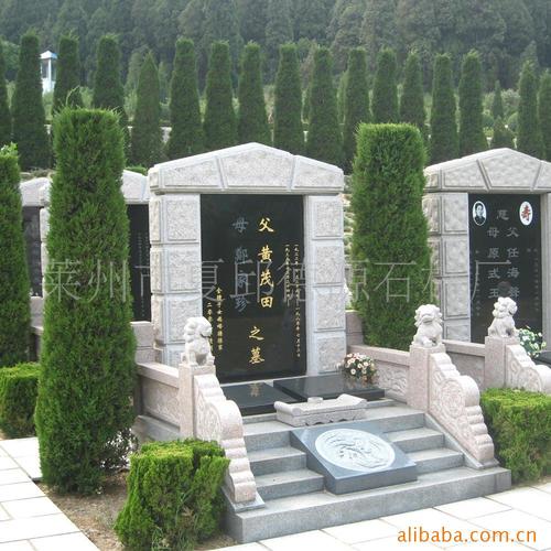 莱州石材加工定制多种规格雪花白墓碑中式墓碑日式墓碑墓碑石